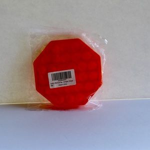 Push Pop Bubble Sensory Fidget Toy, Silicone Squeeze Stress Reliever
